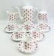 Wedgwood Susie Cooper Apple Gay 15 Piece Coffee / Espresso Set Vintage 1960s