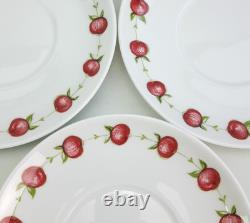 Wedgwood Susie Cooper Apple Gay 15 Piece Coffee / Espresso Set Vintage 1960s