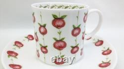 Wedgwood Susie Cooper Apple Gay 15 Piece Coffee / Espresso Set Vintage 1960s