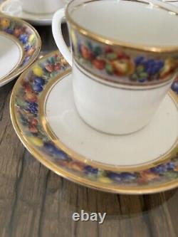 Wellington China Vintage Coffee Set Ref 5148