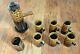 Welsh Studio Pottery Retro Coffee Set Service Pot Jug Mugs Vintage 1970s 70s