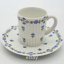 X10 Vintage GDA Limoges St Germain Espresso Coffee Cups Saucers Porcelain Set