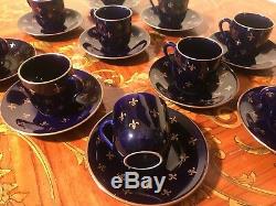 10 Tasses 11 Soucoupe Suédoise Vintage Rorstrand Rörstrand Suède Café Service Années 1950