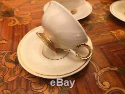 15 Vintage Tasses 15 Saucer Beige Arabia Finlande Porcelaine Set Café