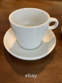 3 Ensembles de tasses à café et soucoupes en porcelaine vintage Rosenthal Thomas d'Allemagne TC100