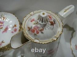 31 Pces Delicate Vintage Tea / Set De Café Diverses Fleurs Roses 9200 GB Clyde