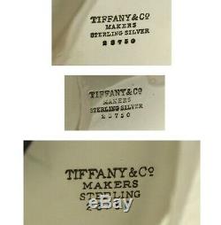 3pc Vintage Tiffany & Co Lourde En Argent Sterling Thé Café Set Finials Flamme