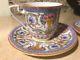 6 Tasses 6 Soucoupe Rare Vintage Royal Worcester Porcelaine Café Mocca Expresso