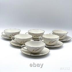 6x Vintage Seltmann Weiden Bavaria Porcelaine Coffee Cup And Saucer Toys Liane