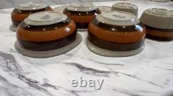 8x Ensemble Rorstrand Vintage Annika Bols, Soucoupes et Tasses des Années 1970 Retro Suède