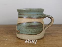 Alan Brough, Ensemble de café en poterie vintage Newlyn Studio vers 1980, lien St Ives/Leach