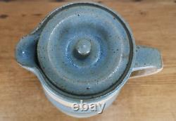 Alan Brough, Ensemble de café en poterie vintage Newlyn Studio vers 1980, lien St Ives/Leach