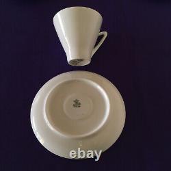 Alka Bavaria Porcelaine Café Pot Tasses Et Saucers Blanc Set Pour 6