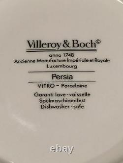 Ancien Ensemble De Villeroy & Boch Persia Pattern 8 Tasses De Café/thé Et 8 Sauces