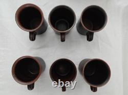 Arabia Finland Ruska Service à café et thé 14 pièces, pot et tasses, Ulla Procopé, vintage MCM