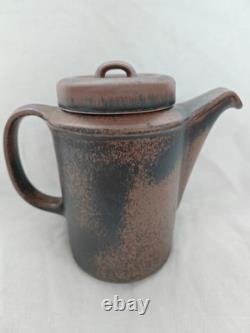 Arabia Finland Ruska Service à café et thé 14 pièces, pot et tasses, Ulla Procopé, vintage MCM