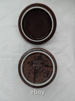 Arabia Finland Ruska Service à café et thé 14 pièces, pot et tasses, Ulla Procopé, vintage MCM