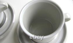 Arabia Finland Vintage, Ensemble de 5 grandes tasses à chocolat Salla, tasses à café et soucoupes