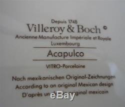 Assortiment De Thé Ou De Café Acapulco Porcelaine Villeroy & Boch Vintage Pour 16 Personnes
