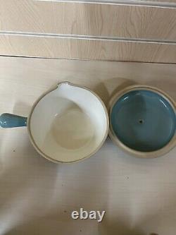 Bol à soupe Vintage Manor Green Denby X6, pichet avec couvercle, cafetière, casserole