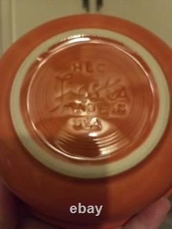 Bols Fiestaware vintage, tasses à café ou à thé et ensemble de sous-tasses, milieu de siècle MCM