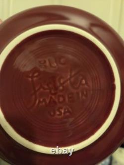 Bols Fiestaware vintage, tasses à café ou à thé et ensemble de sous-tasses, milieu de siècle MCM