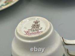 Charmants stands Floradora service à café vintage avec cafetière