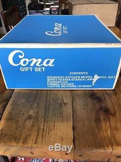Coffret-cadeau De Cuisine Standard Cona Coffee. Boîte D'origine Années 1960