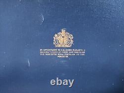 Coffret de tasses à café et soucoupes Royal Worcester en condition inutilisée vintage