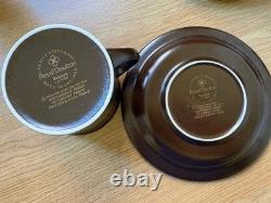 Collection vintage Royal Doulton Basque Lambethware de 21 pièces