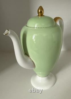 ENSEMBLE À CAFÉ DEMITASSE HARLEQUIN WEDGWOOD D'AVRIL POUR 4 PERSONNES RÉTRO DES ANNÉES 1950