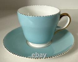 ENSEMBLE À CAFÉ DEMITASSE HARLEQUIN WEDGWOOD D'AVRIL POUR 4 PERSONNES RÉTRO DES ANNÉES 1950