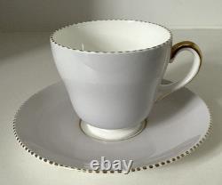 ENSEMBLE À CAFÉ DEMITASSE HARLEQUIN WEDGWOOD D'AVRIL POUR 4 PERSONNES RÉTRO DES ANNÉES 1950