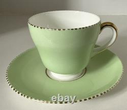 ENSEMBLE À CAFÉ DEMITASSE HARLEQUIN WEDGWOOD D'AVRIL POUR 4 PERSONNES RÉTRO DES ANNÉES 1950