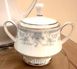 ENSEMBLE À CAFÉ RARE Noritake LÉGENDAIRE 'Rangée de Perles' TRIO - No. 3480 - Vintage