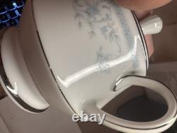 ENSEMBLE À CAFÉ RARE Noritake LÉGENDAIRE 'Rangée de Perles' TRIO - No. 3480 - Vintage