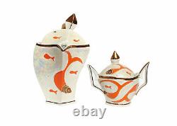 ENSEMBLE À CAFÉ VINTAGE STEATYT KATOWICE POLOGNE ANNÉES 1960 ZYGMUNT BUKSOWICZ SERVICE SET