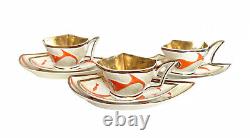 ENSEMBLE À CAFÉ VINTAGE STEATYT KATOWICE POLOGNE ANNÉES 1960 ZYGMUNT BUKSOWICZ SERVICE SET