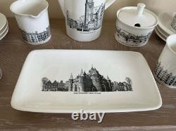 ENSEMBLE DE CAFÉ VINTAGE 60s Villeroy & Boch Amsterdam, Théière, Crémier, Sucre, 6 Tasses +
