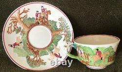 Ensemble De Chasse Aux Renards De Quatre Wedgwood Cup Et Saucer