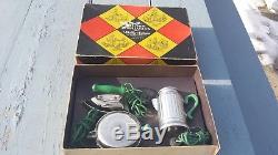 Ensemble De Jouets Pour Enfants De Percolateur Électrique De Fer À Gaufre Vintage Dover Avec Boîte
