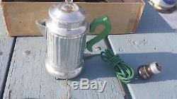 Ensemble De Jouets Pour Enfants De Percolateur Électrique De Fer À Gaufre Vintage Dover Avec Boîte