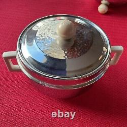 Ensemble Vintage Heatmaster, théière, cafetière et sucrier, couvercles isolants