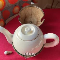 Ensemble Vintage Heatmaster, théière, cafetière et sucrier, couvercles isolants