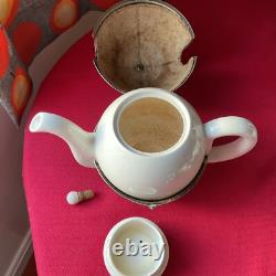 Ensemble Vintage Heatmaster, théière, cafetière et sucrier, couvercles isolants