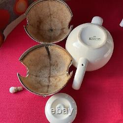 Ensemble Vintage Heatmaster, théière, cafetière et sucrier, couvercles isolants
