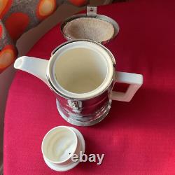 Ensemble Vintage Heatmaster, théière, cafetière et sucrier, couvercles isolants