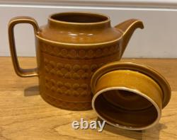 Ensemble Vintage Hornsea Saffron - 43 Pièces - Théière, Cafetière, Tasses, Sous-tasses, Assiettes