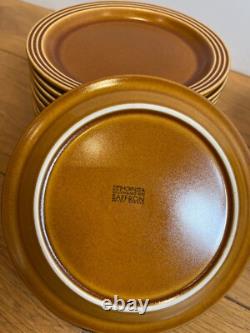 Ensemble Vintage Hornsea Saffron - 43 Pièces - Théière, Cafetière, Tasses, Sous-tasses, Assiettes