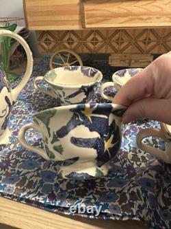 Ensemble Vintage de 11 Pièces Morning Glory d'Emma Bridgewater : Cafetière, Tasses à Thé, Soucoupes